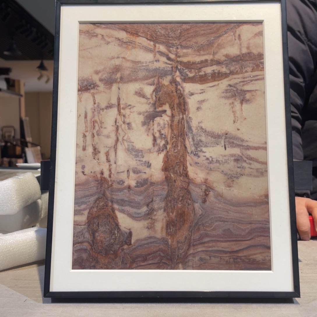 彩石27/34 三峡清江画面石 长劲鹿