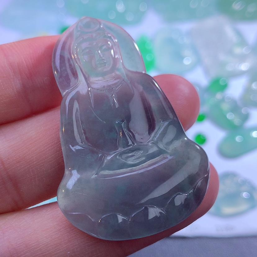 【闪购商品】翡翠颈饰未镶嵌缅甸A货翡翠