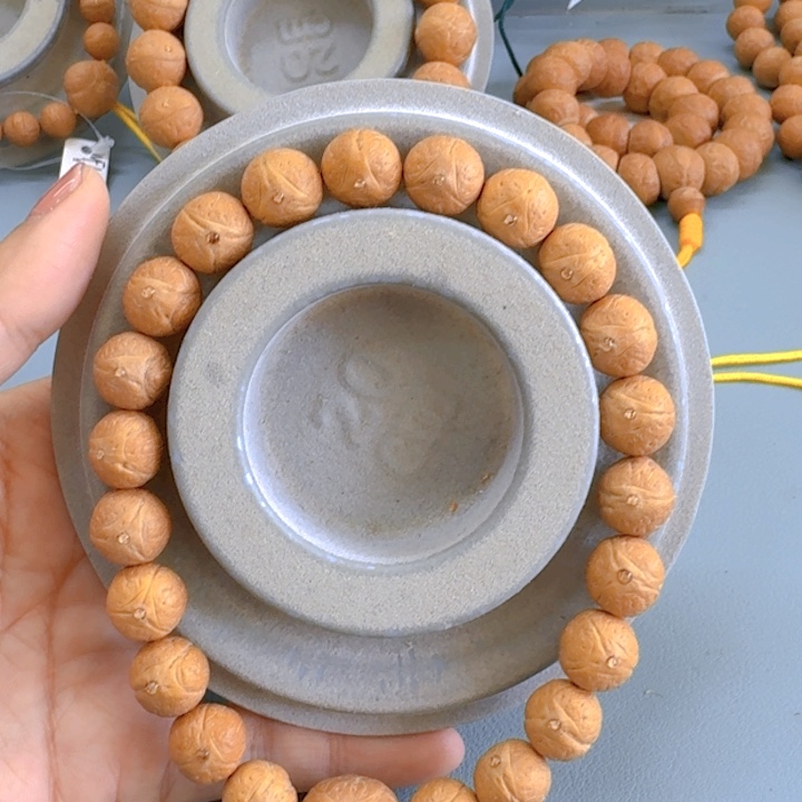 凤眼菩提把件12mm实心龙眼特价85@6384