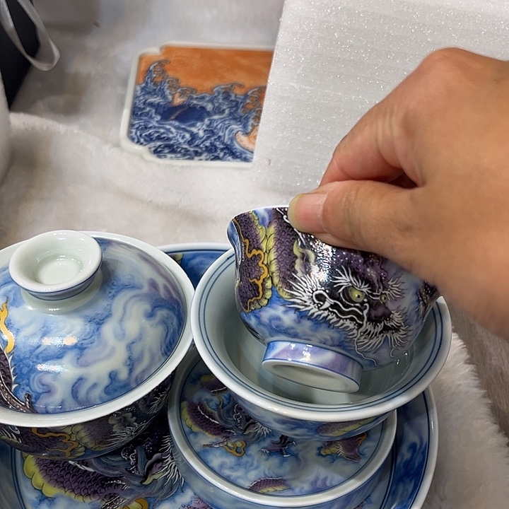 九***里紫龙献瑞5件套套装包邮