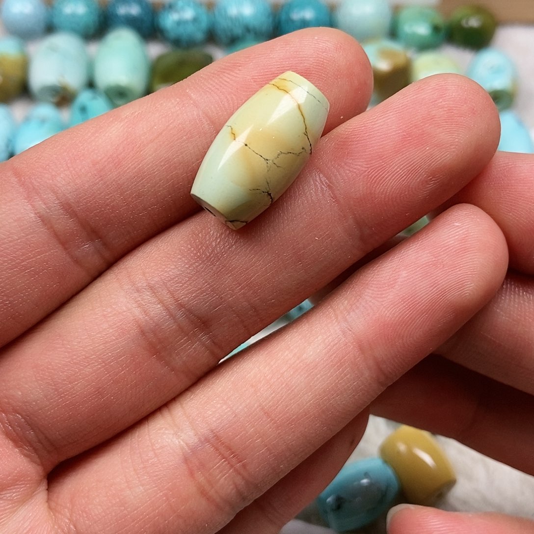 未镶嵌绿松石珠宝半成品