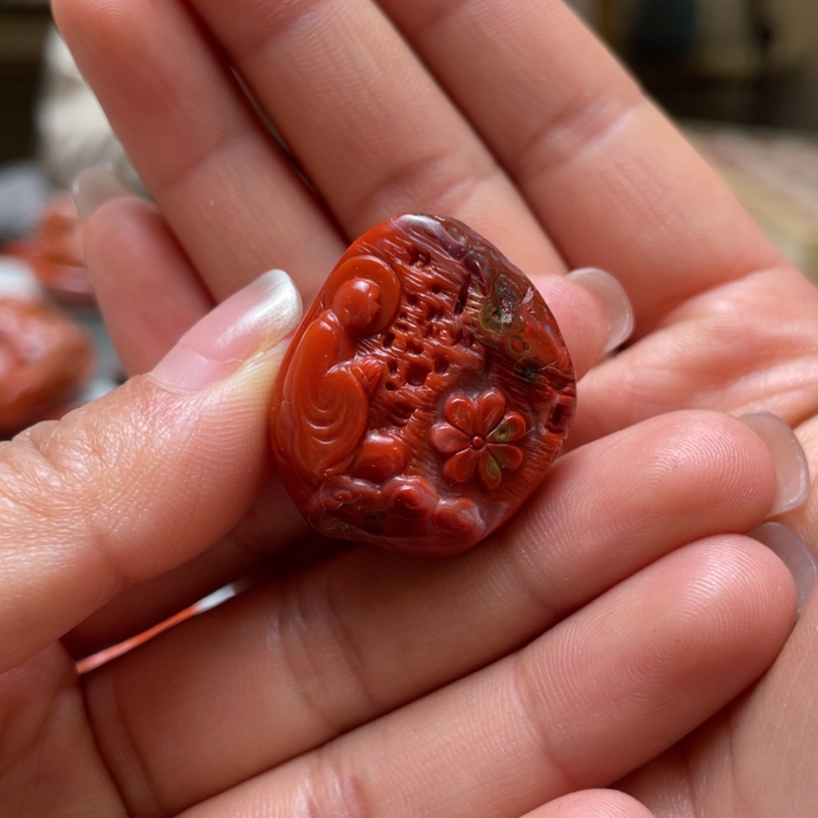 【闪购商品】南红玛瑙吊坠未镶嵌