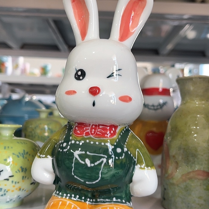 陶景德镇釉下手绘陶瓷 