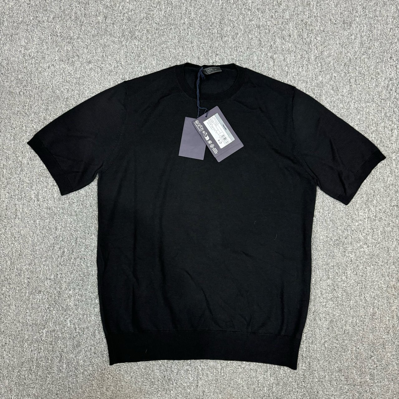 全新未使用 Prada/普拉达 11727887 新款羊毛针织短袖 带吊牌50码