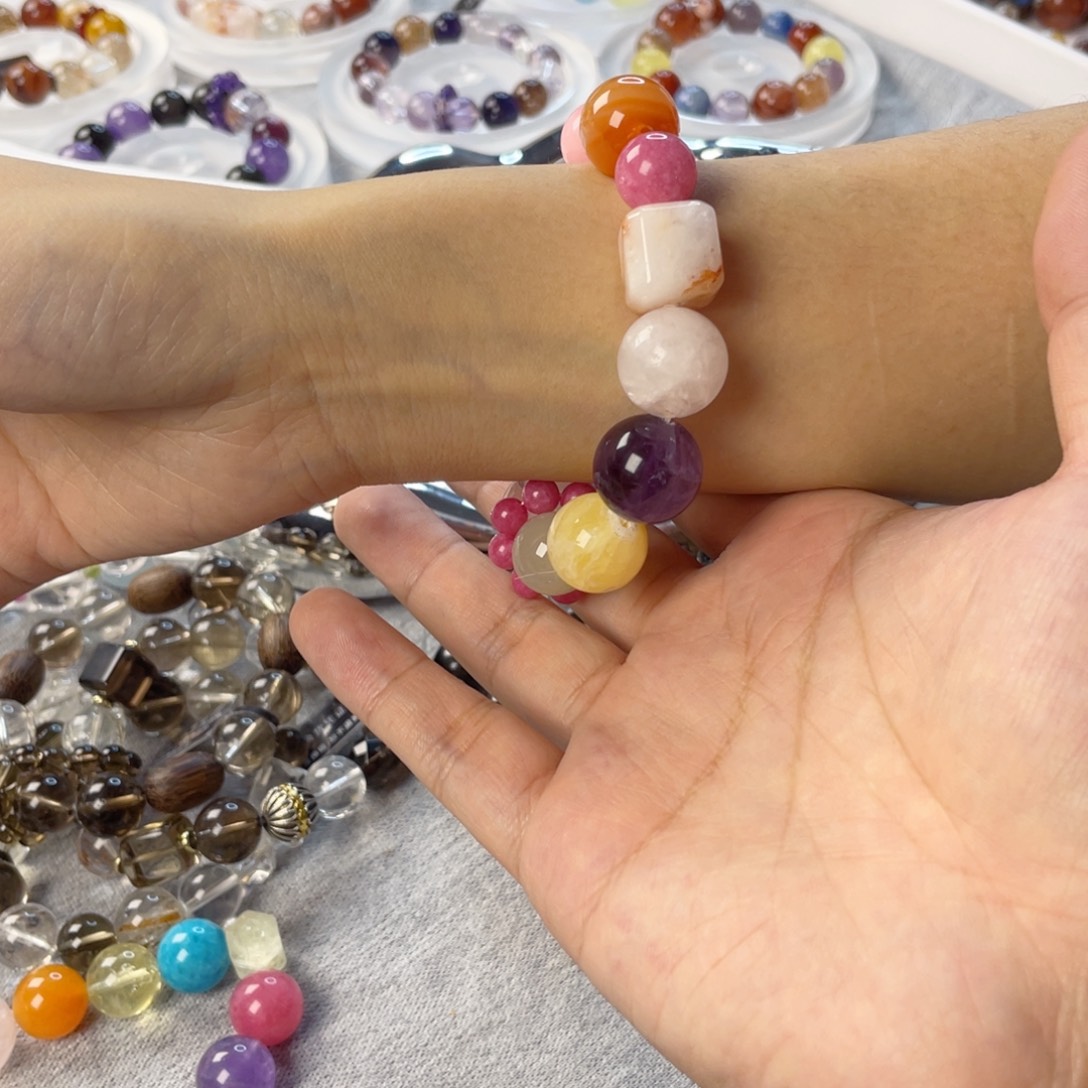 手链水晶银S925镶嵌