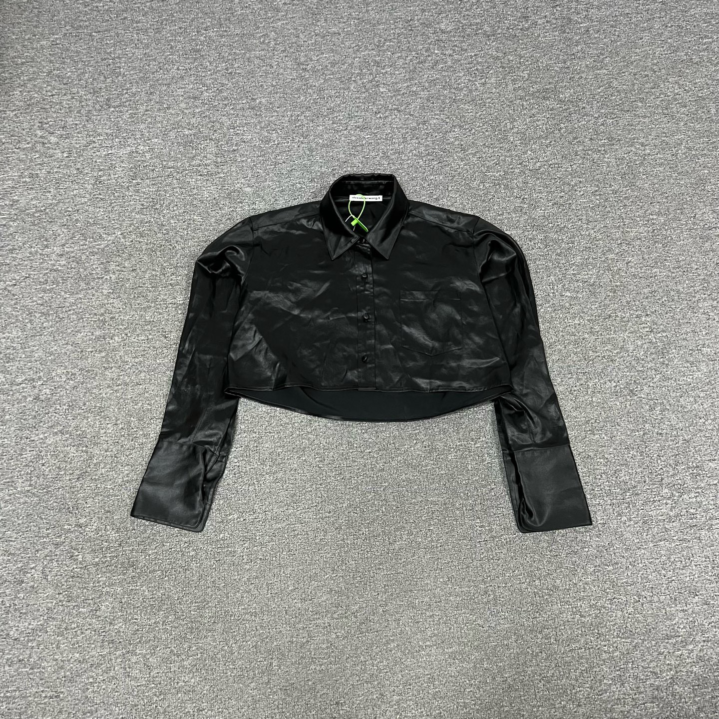 99新 AMIPARIS 大王 缎面衬衫s码