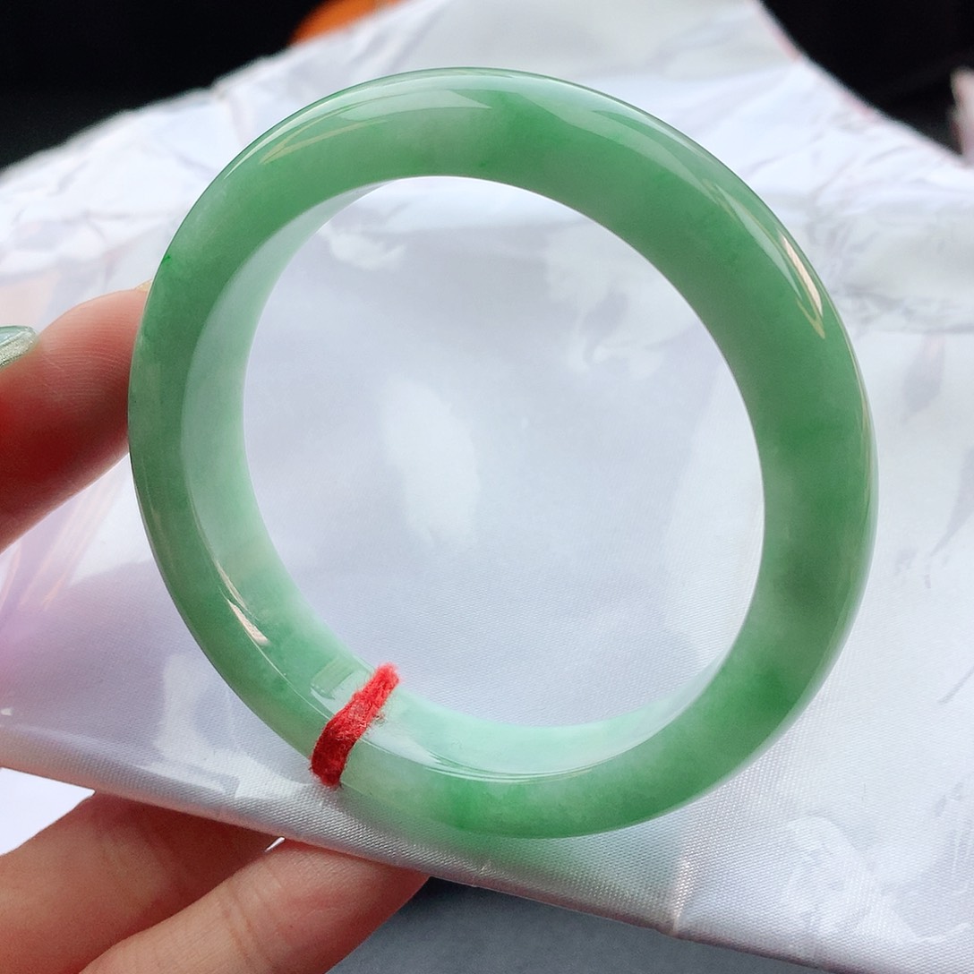 翡翠手镯未镶嵌54圈口882245