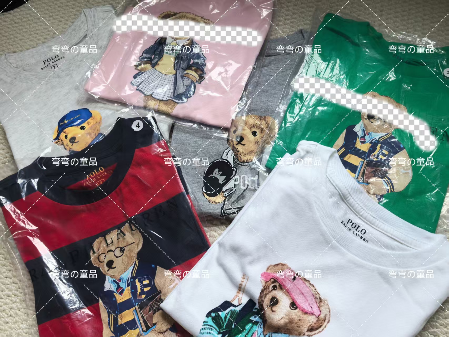 （NO退换）儿童长袖T恤 （扣号链接）