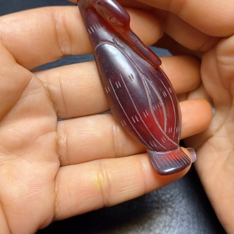 白玉菩提吊坠打***安摆件