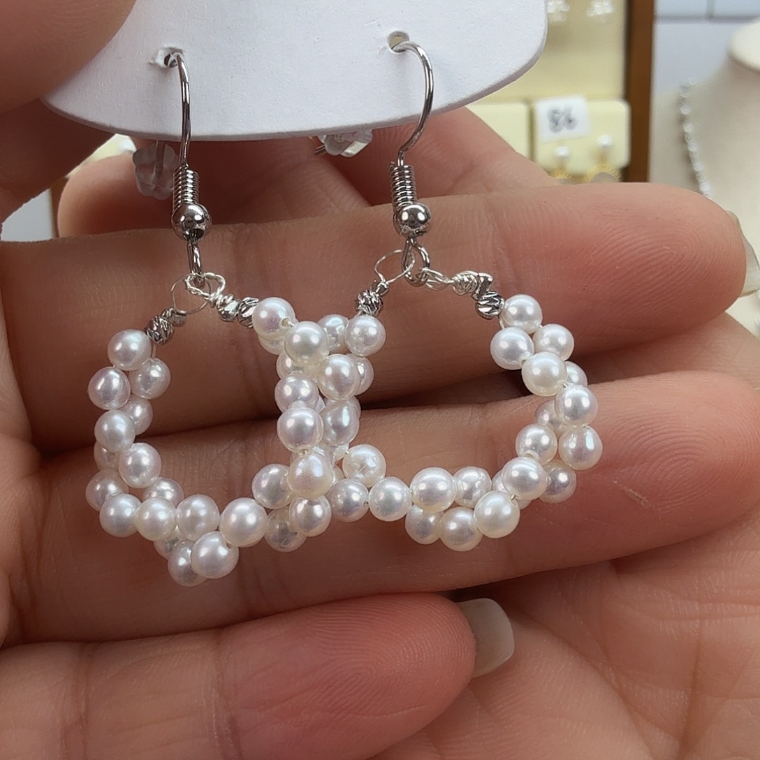 未镶嵌耳饰淡水珍珠