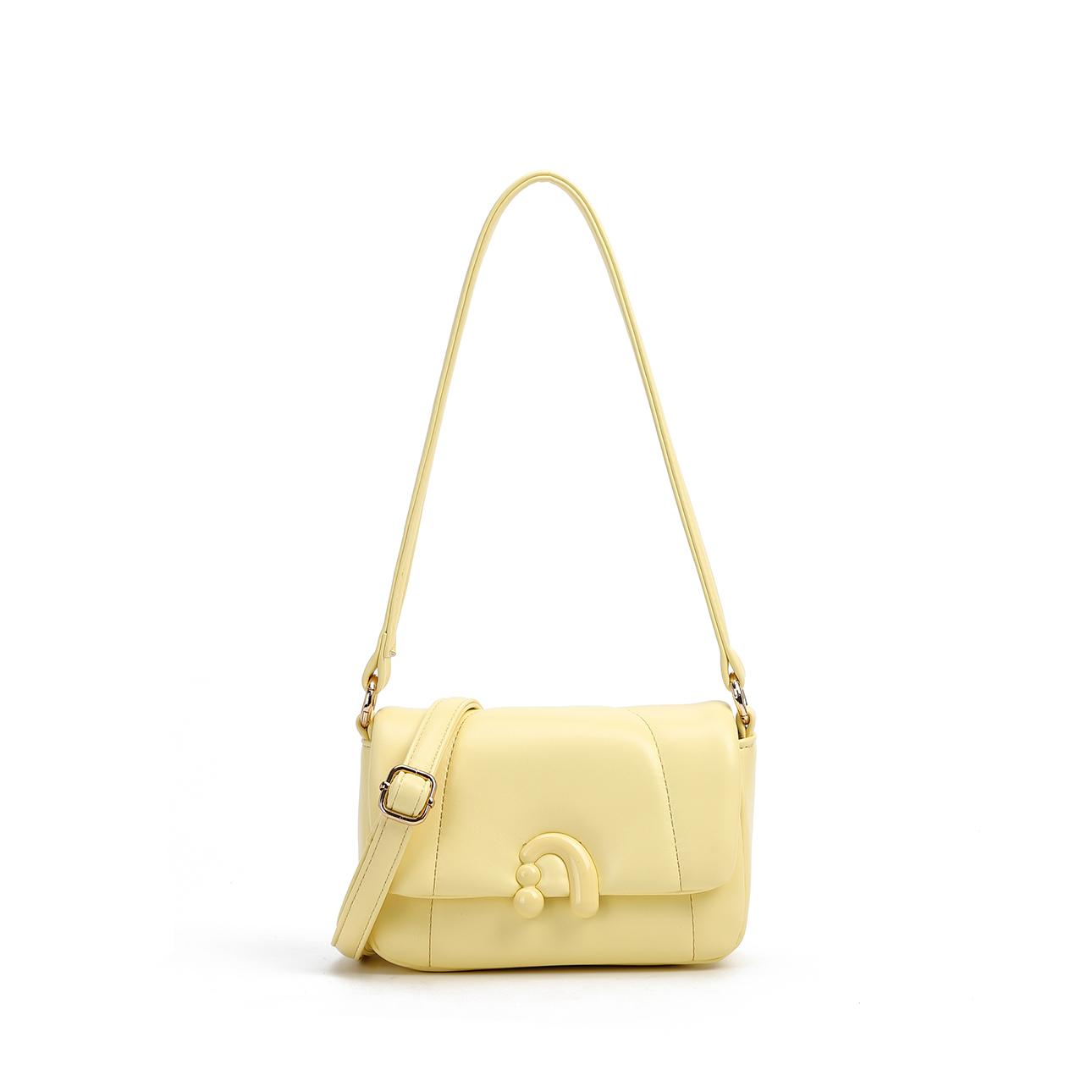 新款柔软女士单肩斜挎通勤小方包