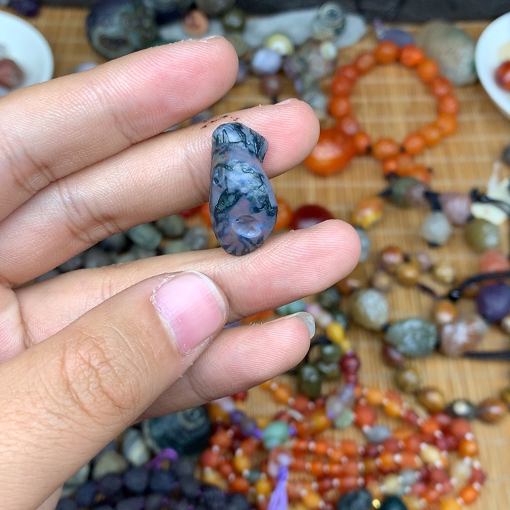 玛瑙/玉髓珠宝半成品未镶嵌风*