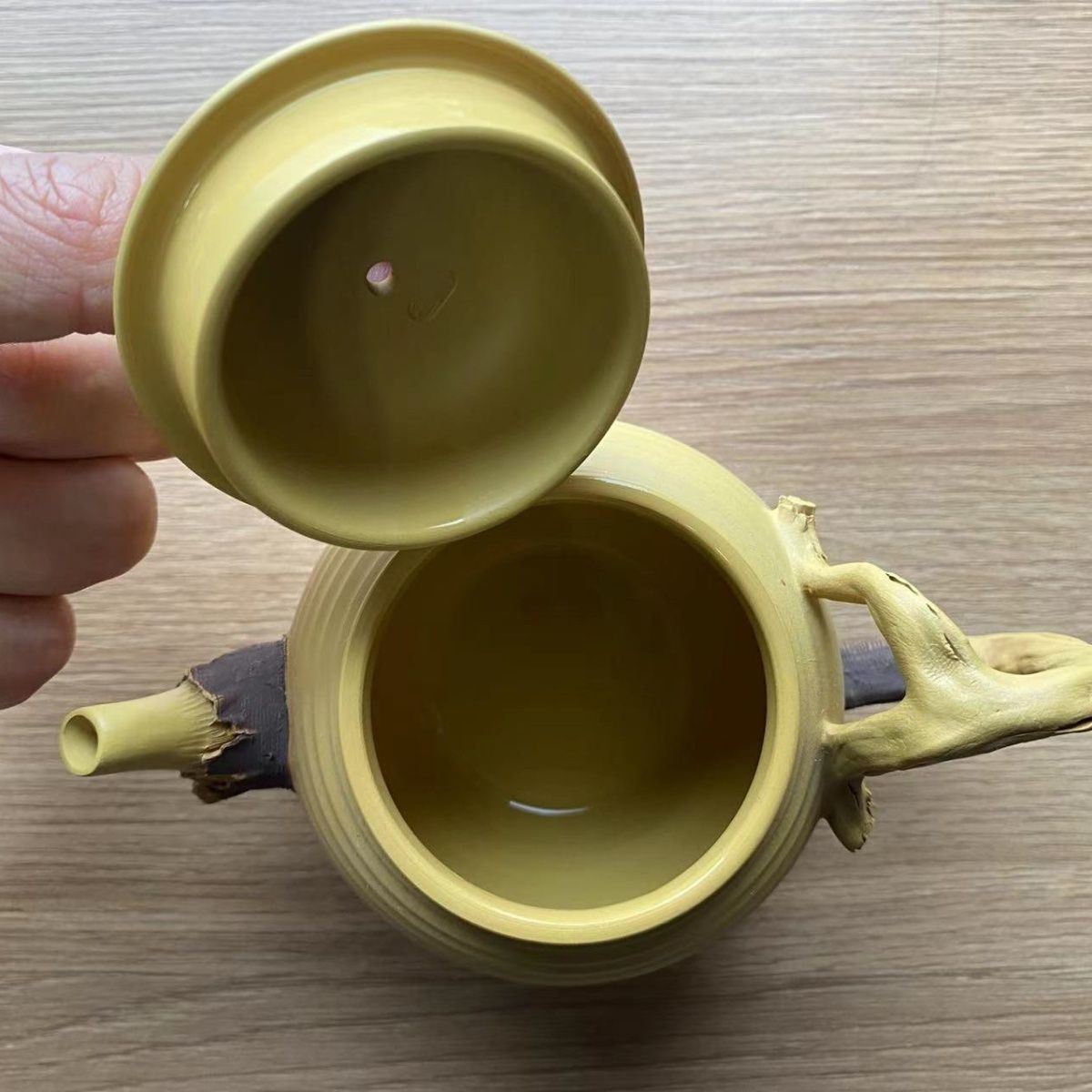 家用逢春仿古紫砂壶纯手工宜兴将军纯手工老泥紫砂壶意款透明