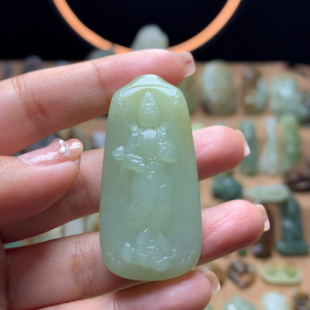 和田玉挂件未镶嵌用****2