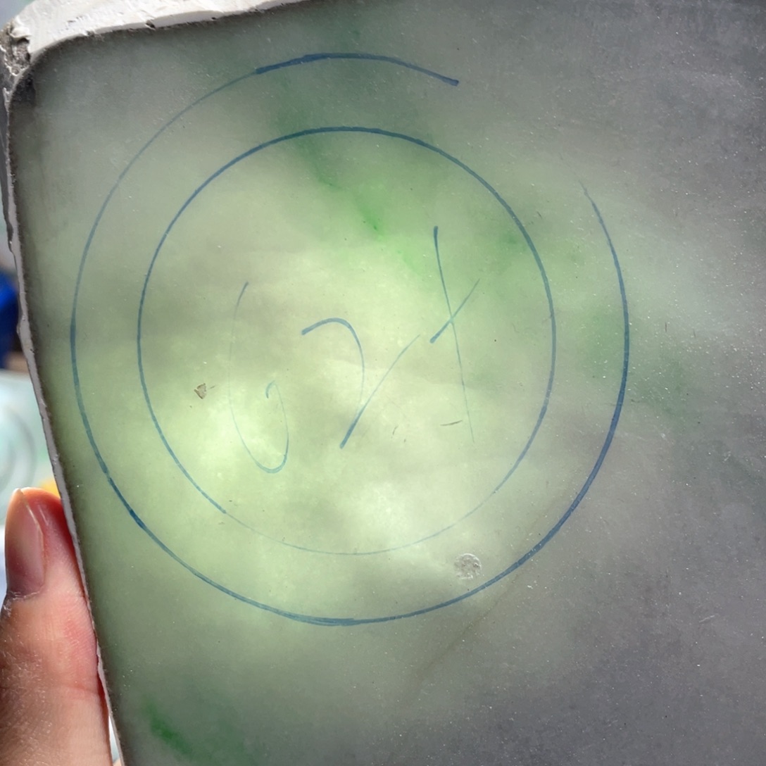 翡翠未镶嵌挂件K缅甸天然翡翠片料