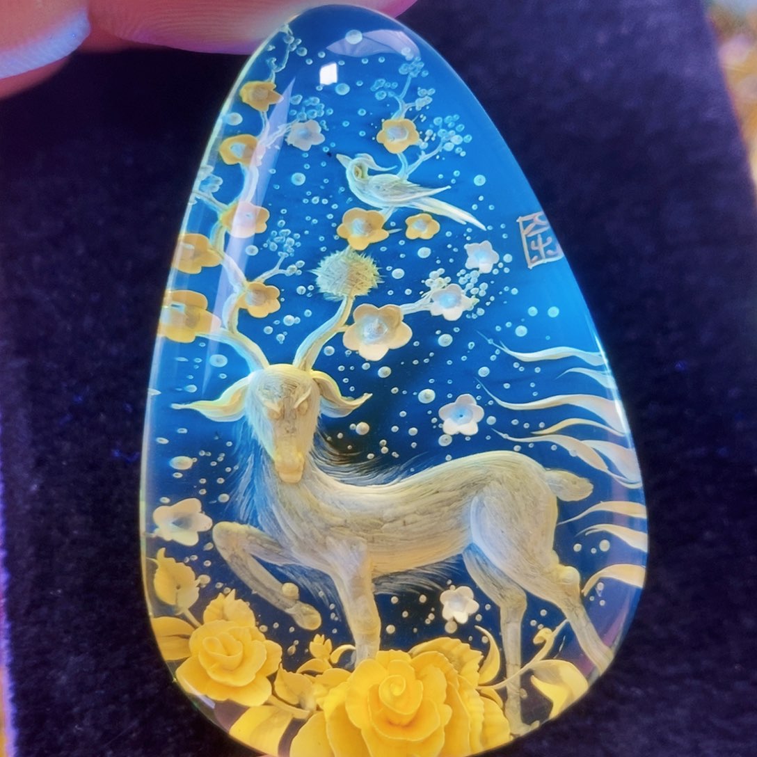 【闪购商品】金珀吊坠(不含链)未镶嵌