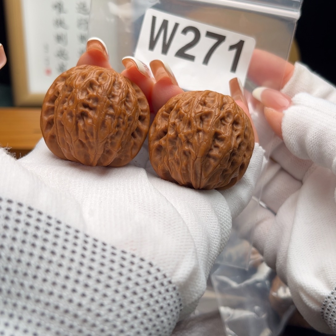 文玩核桃把件38铁锤w 271