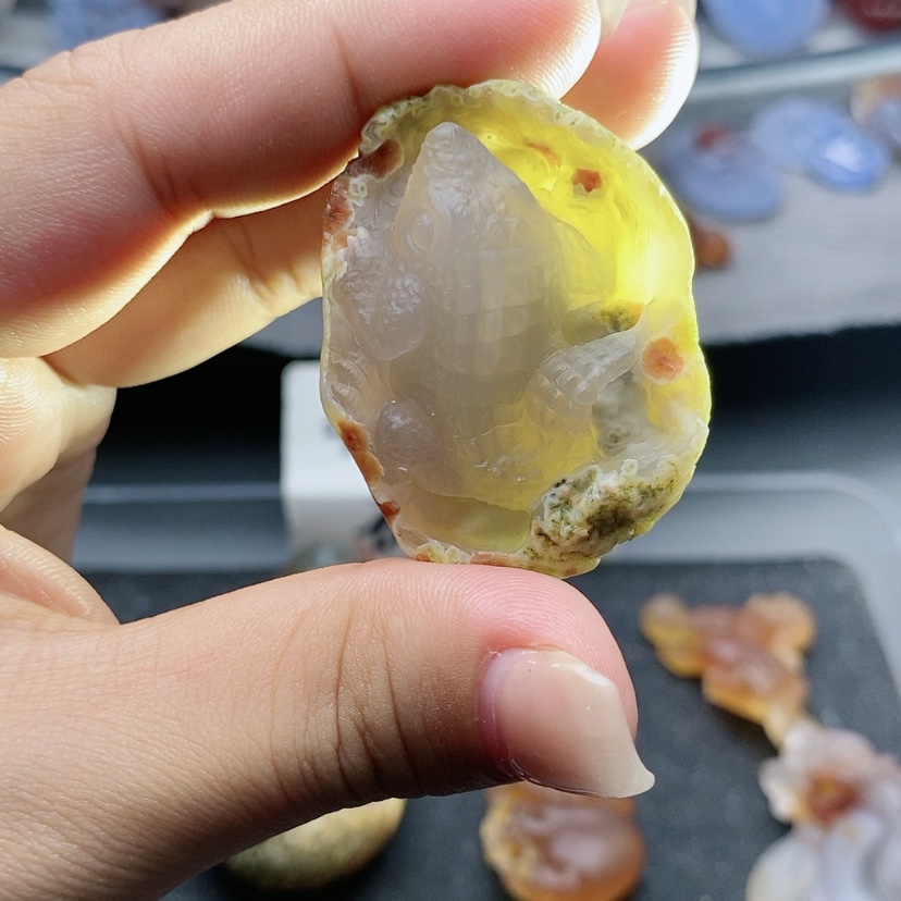 【闪购商品】未镶嵌吊坠定制玛瑙