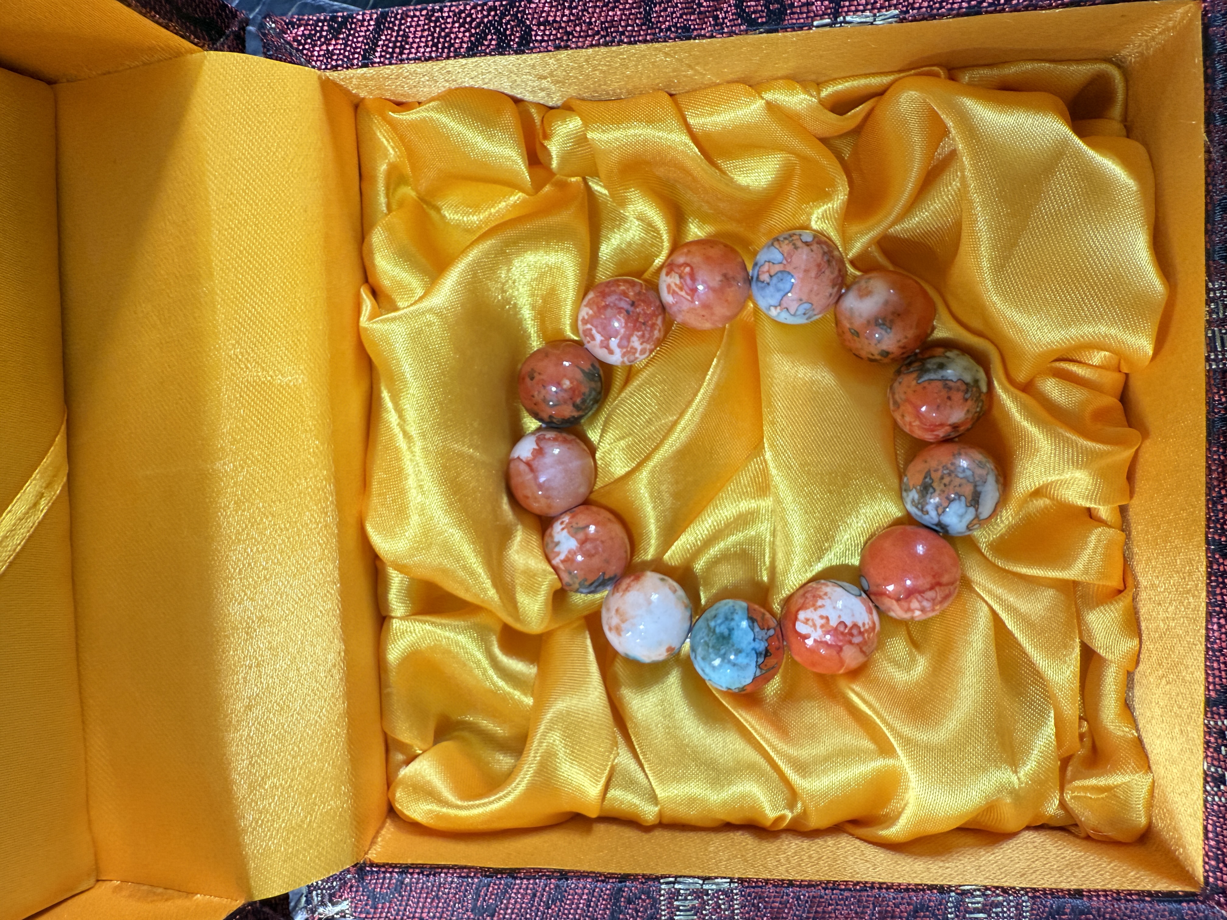 【百世璀璨 尽耀光芒】佛光照金花手串KC217