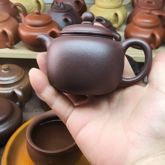 茶壶紫砂紫泥匏尊140豪升左右