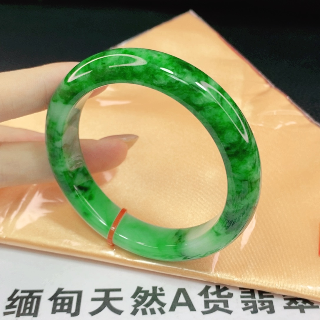 未镶嵌手镯翡翠57正圈
