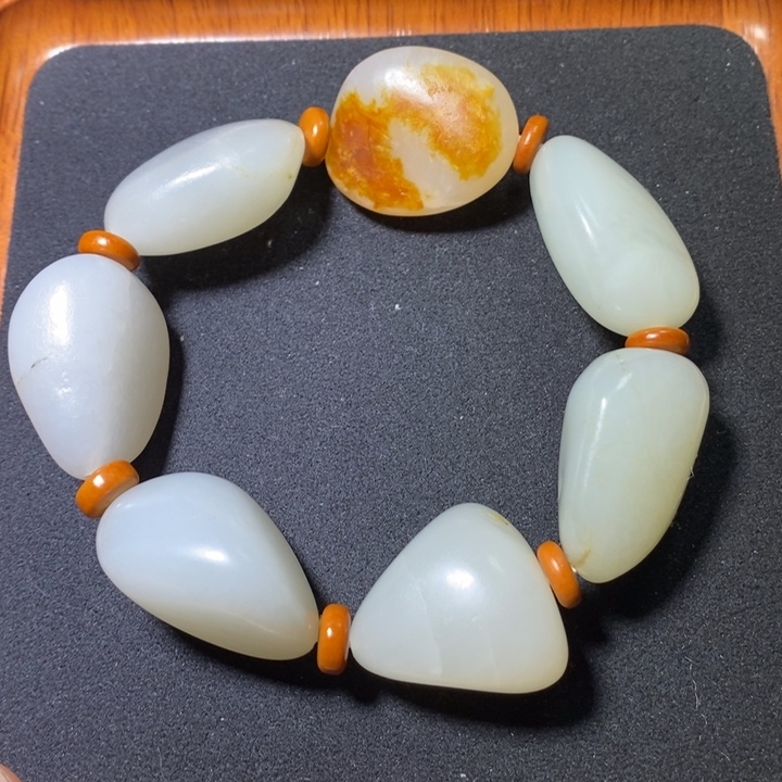 和田玉手链未镶嵌