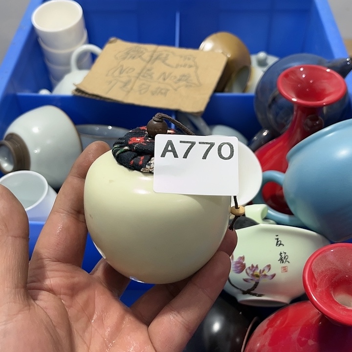 茶具默认微瑕瓷器、茶具、壶、摆件，介意勿拍 