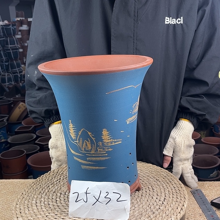 紫砂花盆紫砂花盆