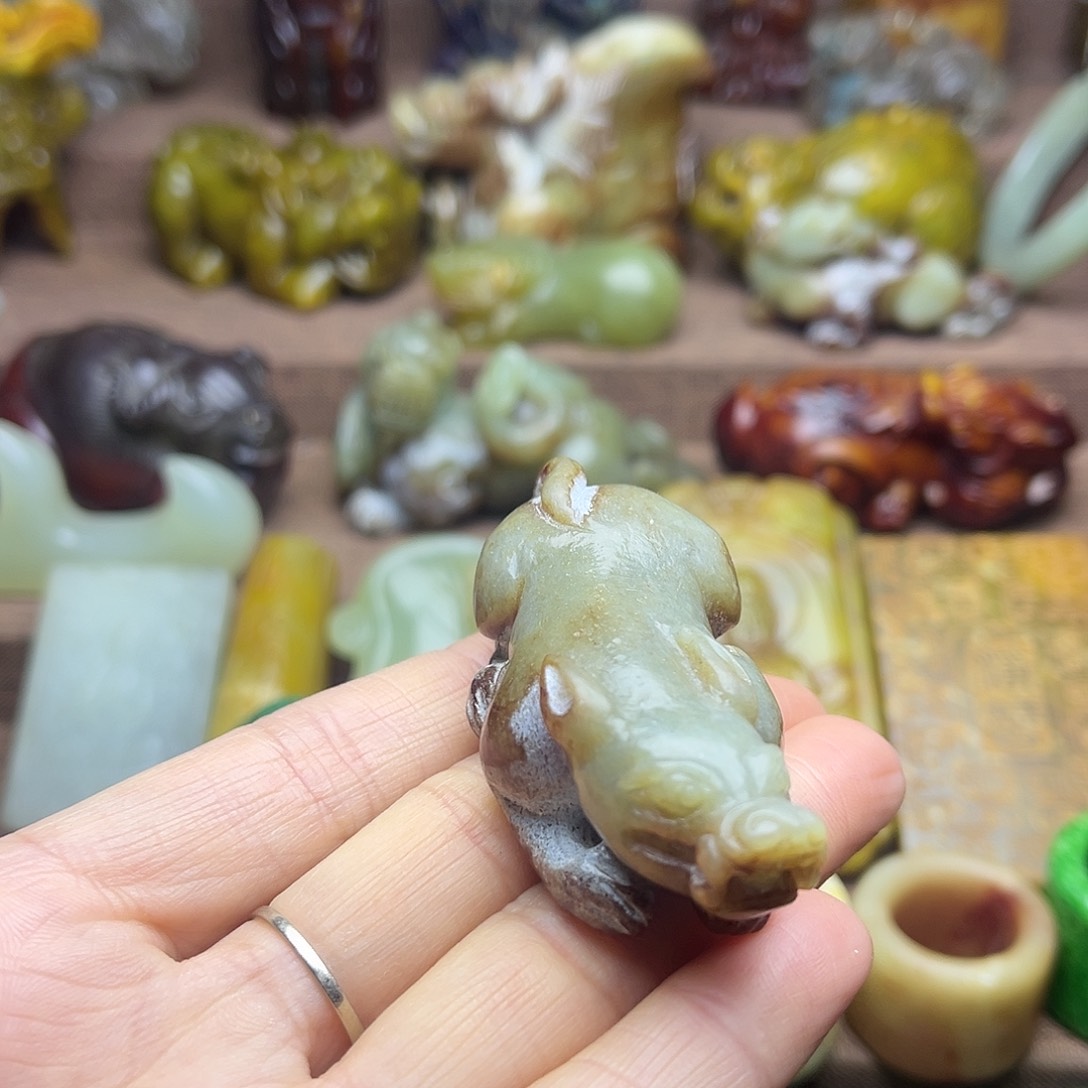 白玉菩提吊坠165。。