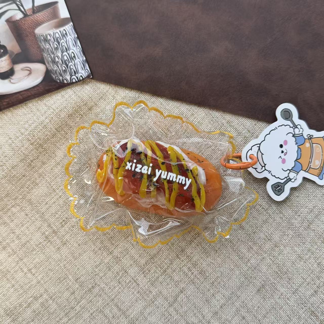 糯米泥【红糖糍粑、热狗、好友派】喜仔yummy食品级硅胶捏捏仿真玩具