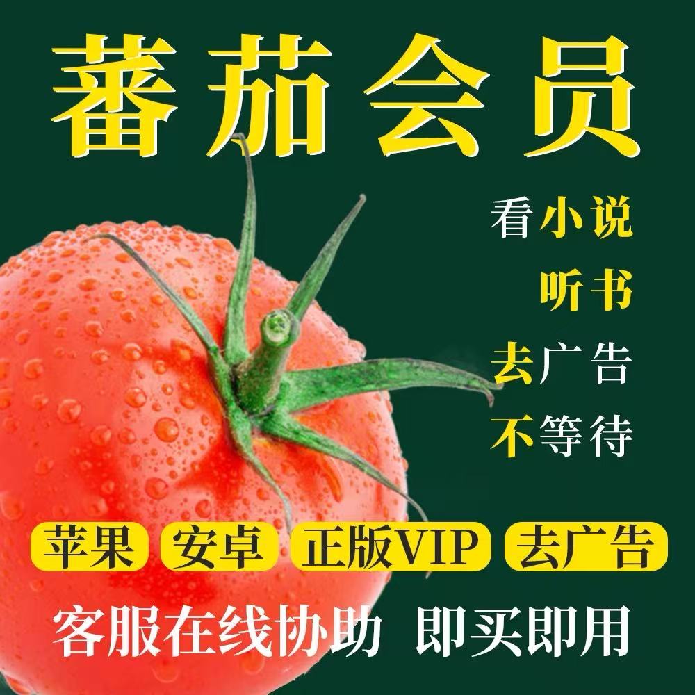 番茄小说SVIP季卡年卡一次性到账免广告 【下单后联系客服】