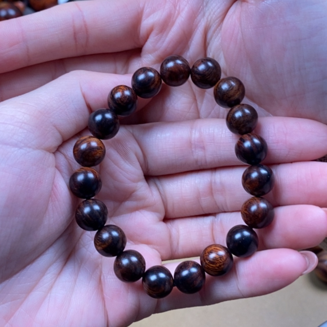 【闪购商品】黄花梨/降香黄檀手串/手链毛*用