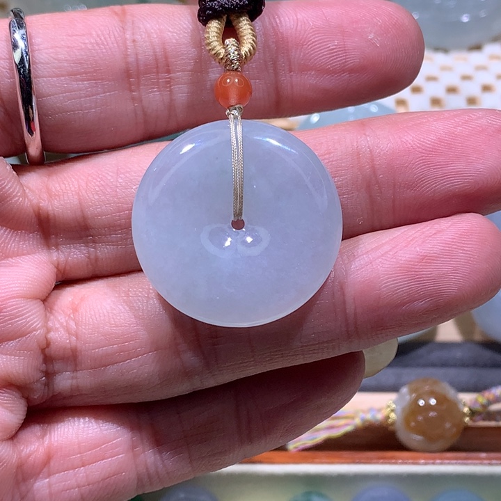 翡翠未镶嵌颈饰/炸/平安扣