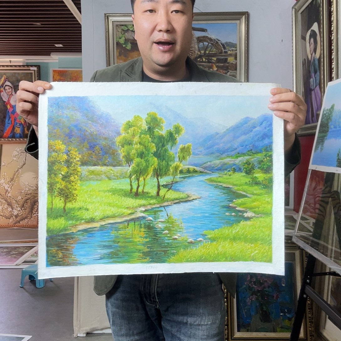 油画朝鲜艺术家53/39