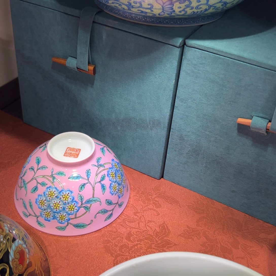 ?**蓝纯手工手绘 高端茶器