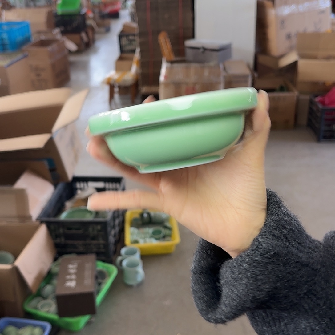 龙泉云间青瓷小米茶器