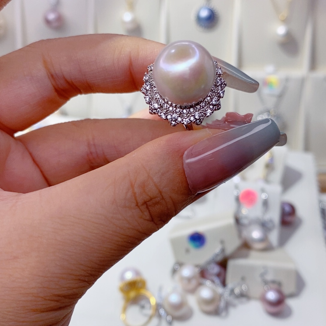 戒指未镶嵌淡水珍珠