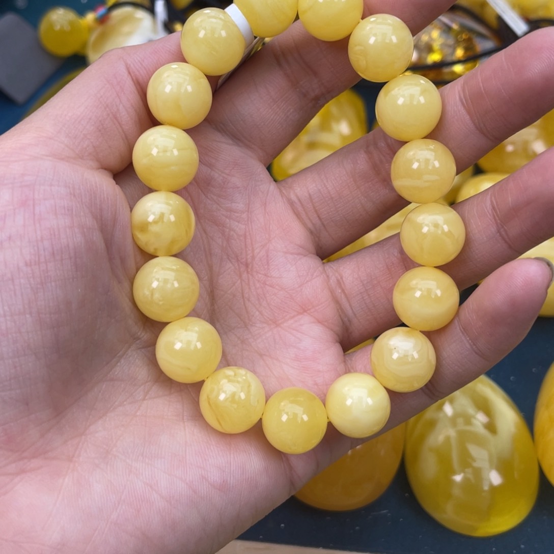 琥珀裸石未镶嵌琥珀蜜蜡w 42