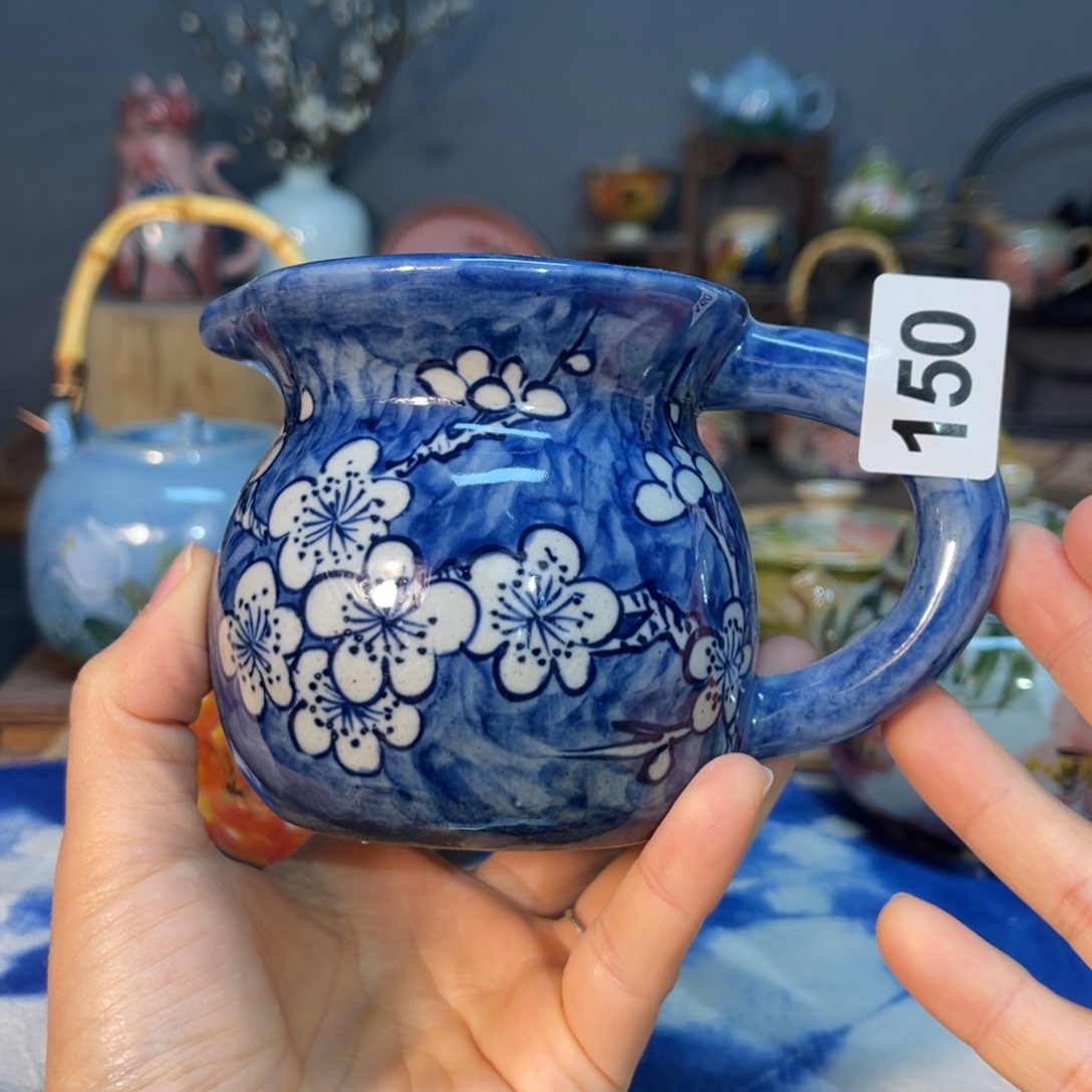 杯素浅陶瓷手工手绘