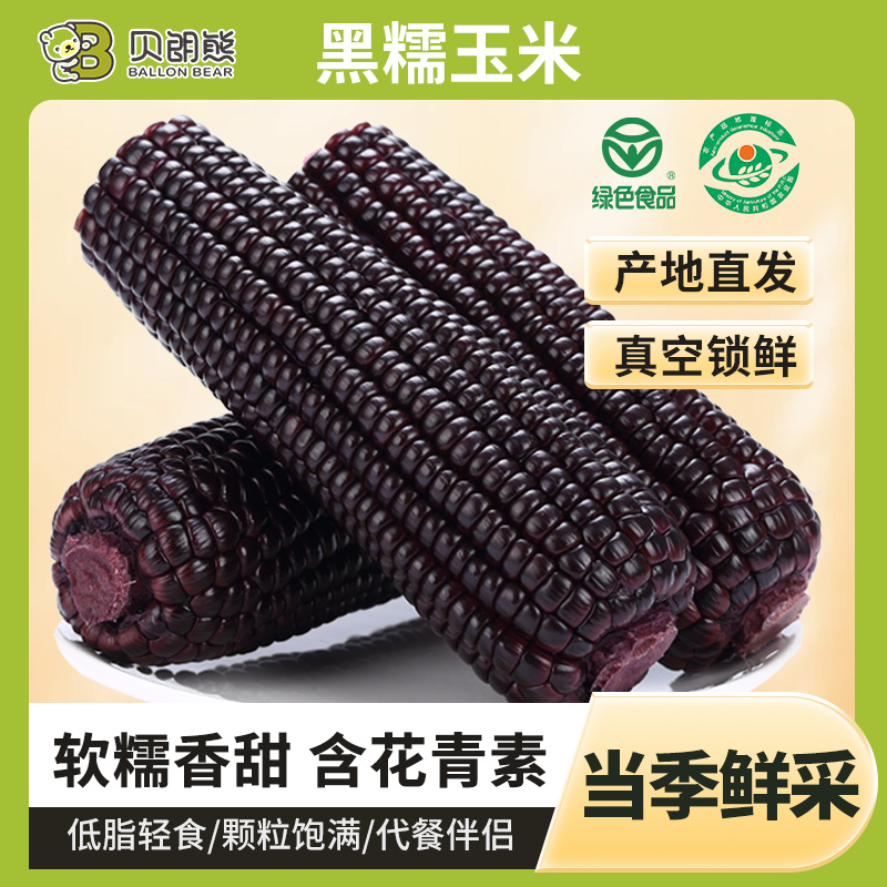 黑糯玉米8根装