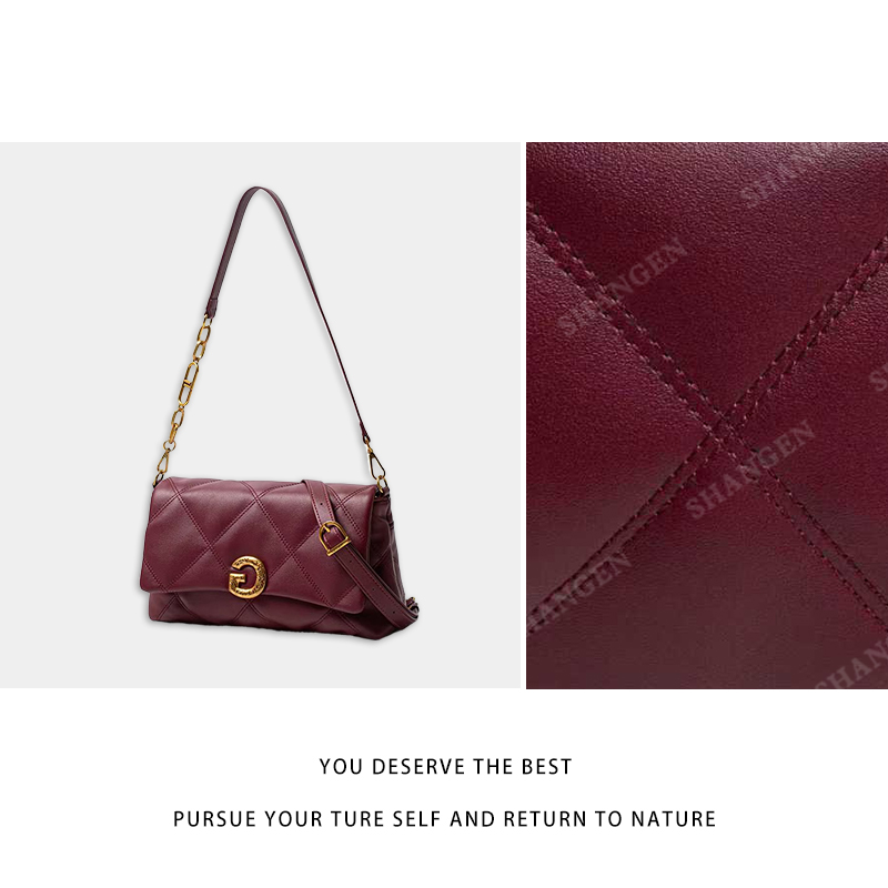 【尚恩CC】QYX-98116-安可拉红-轻奢时尚百搭新款女包