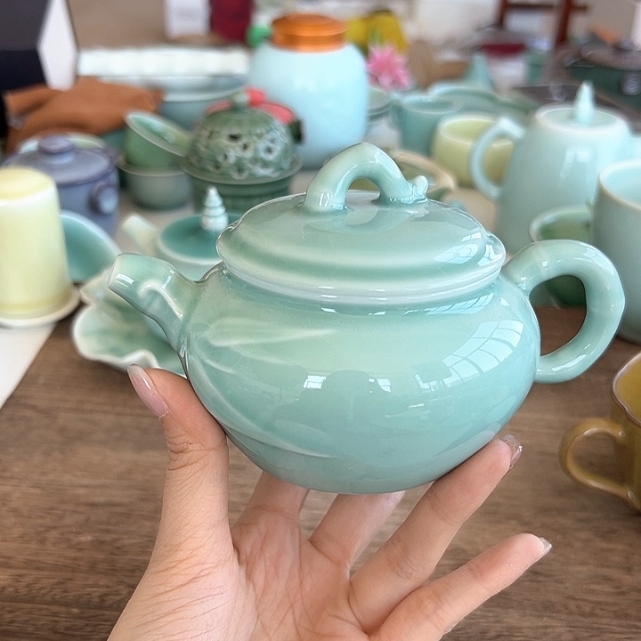 小米茶器龙泉青瓷