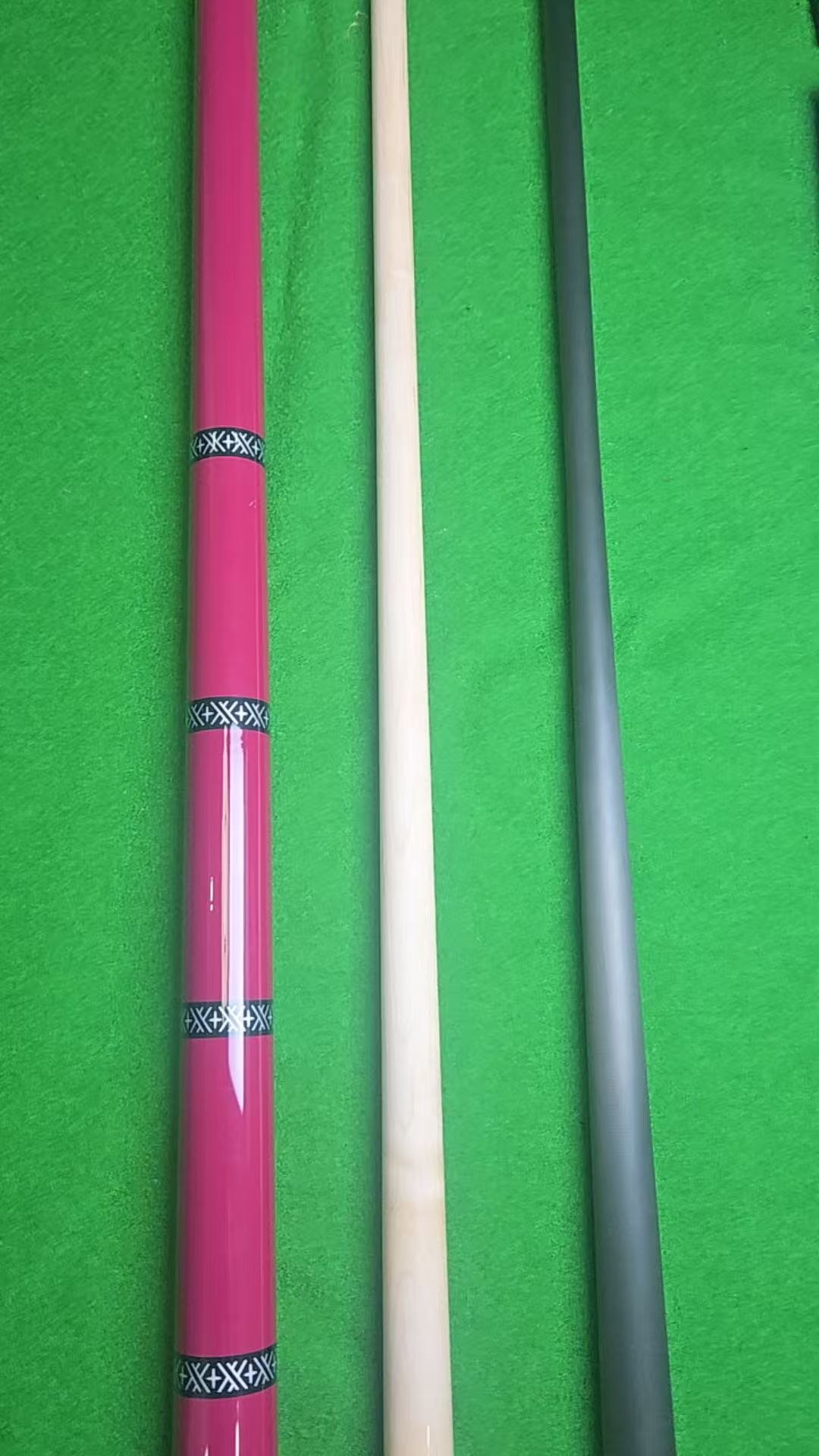 粉色征途3系列黑科技复刻分体式中式台球大头杆