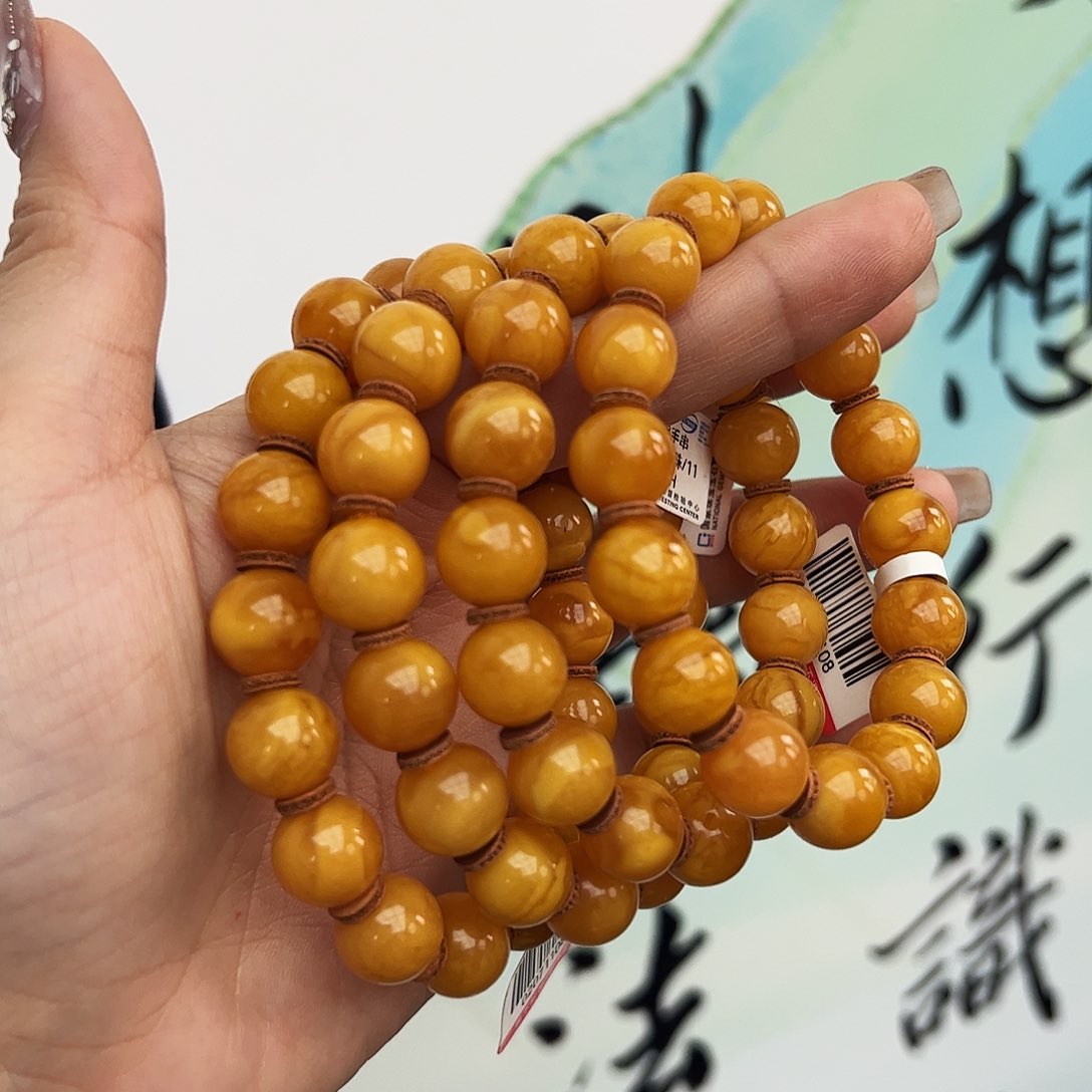 琥珀手链未镶嵌11 m多样性发其一