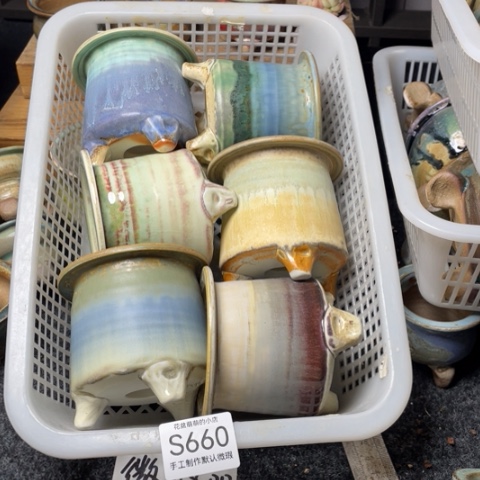 紫砂花盆微瑕660口径7厘米左右