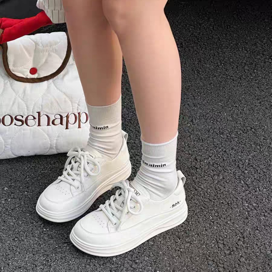 21新款厚底百搭经典小白鞋
