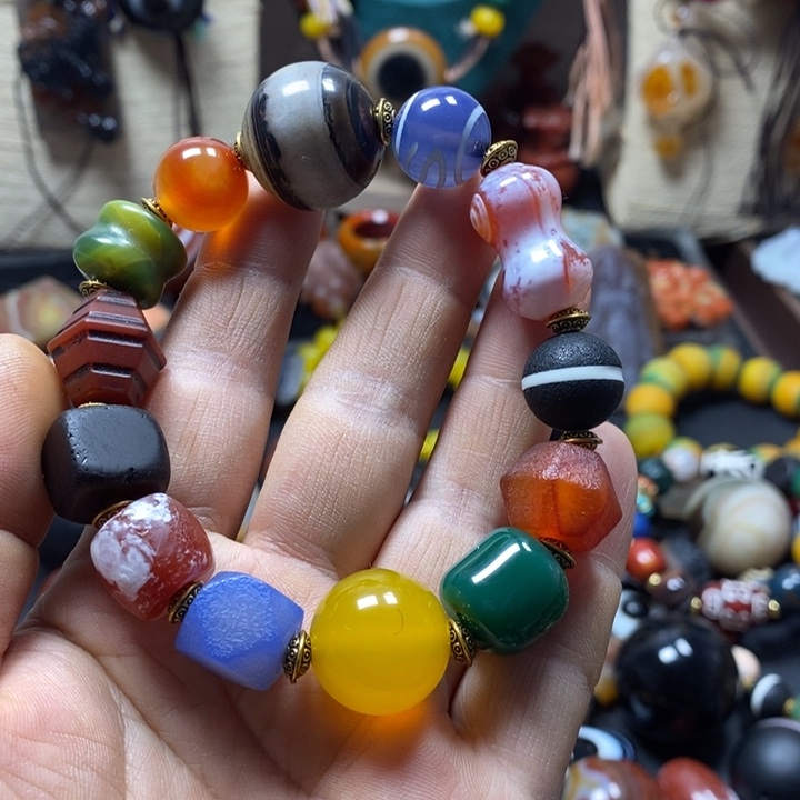 玛瑙/玉髓未镶嵌手链