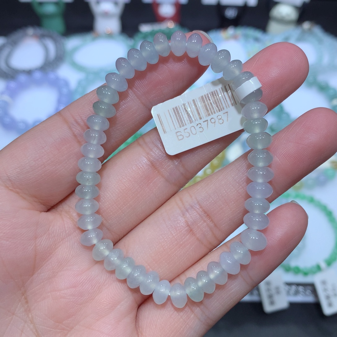 翡翠未镶嵌手串天然