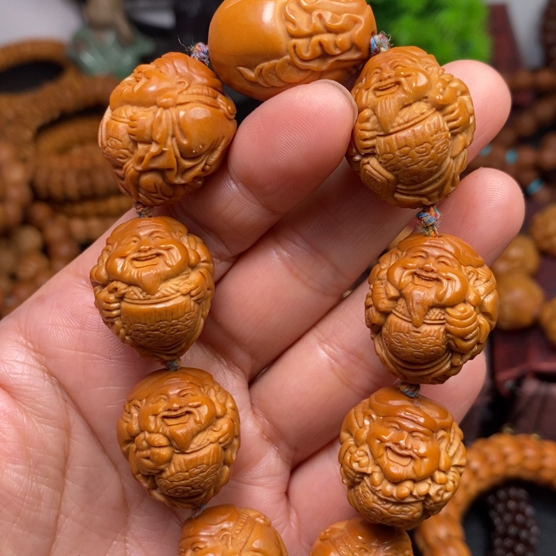 吊坠橄榄核橄榄核雕刻手串