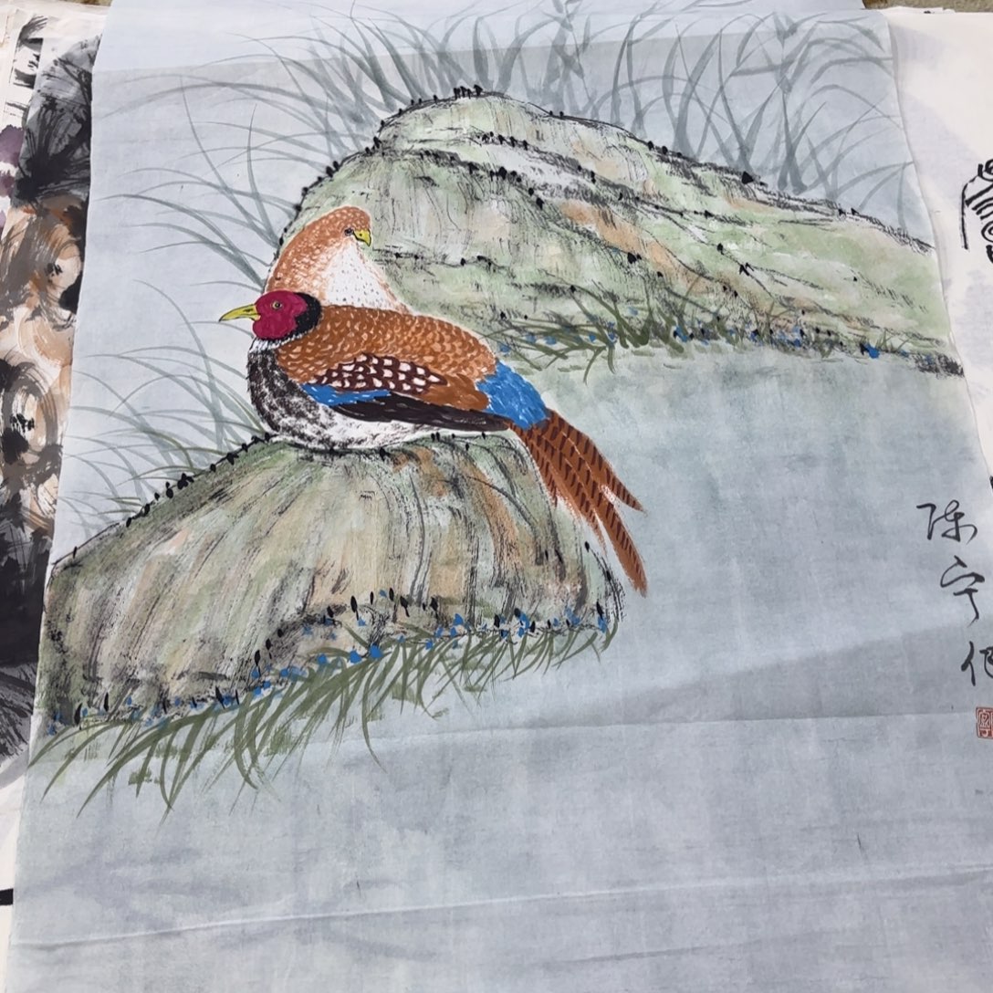 国画国画老师作品刘